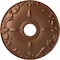 Ekena Millwork Kent Ceiling Medallion (Fits Canopies up to 5"), 18"OD x 3 1/2"ID x 1 1/4"P, Polished Copper CM18KEPOS - alternate 1